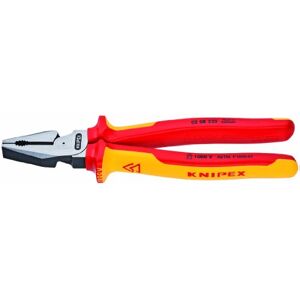 KNIPEX 02 08 225 SBA Tools 9" High Leverage Combination Pliers, Insulated (0208225SBA) KNIPEX 02 08 225 SBA Tools 9" High Leverage Combination Pliers, Insulated (0208225SBA)