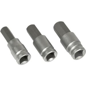 PERFORMANCE TOOL W86023 Hex Bit Socket Set, Large, 3-Piece PERFORMANCE TOOL W86023 Hex Bit Socket Set, Large, 3-Piece
