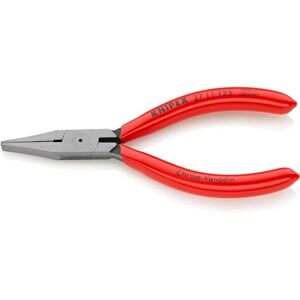 KNIPEX Flat Nose Pliers for precision mechanics black atramentized, plastic coated 125 mm 37 11 125 KNIPEX Flat Nose Pliers for precision mechanics black atramentized, plastic coated 125 mm 37 11 125