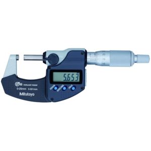 Mitutoyo Digital Outside Micrometer Series 293 without Data Output IP65, Measuring Range 0-25 mm, 1 Piece, 293-240-30 Mitutoyo Digital Outside Micrometer Series 293 without Data Output IP65, Measuring Range 0-25 mm, 1 Piece, 293-240-30