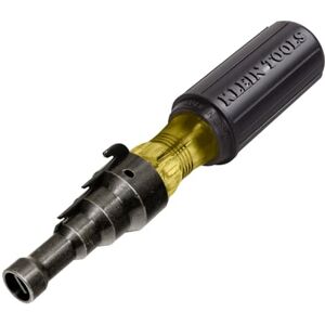 KLEIN TOOLS Conduit Fitting and Reaming Screwdriver for 1/2-Inch, 3/4-Inch, and 1-Inch Thin-Wall Conduit 85191, Black/Yellow KLEIN TOOLS Conduit Fitting and Reaming Screwdriver for 1/2-Inch, 3/4-Inch, and 1-Inch Thin-Wall Conduit 85191, Black/Yellow