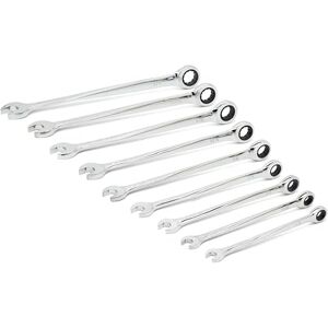 GEARWRENCH 9 Pc. 12 Point XL X-Beam Ratcheting Combination Wrench Set, SAE 85898 GEARWRENCH 9 Pc. 12 Point XL X-Beam Ratcheting Combination Wrench Set, SAE 85898