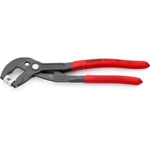 KNIPEX Hose Clamp Pliers for Click Clamps with Non-Slip Plastic Coating 180 mm, 85 51 180 C KNIPEX Hose Clamp Pliers for Click Clamps with Non-Slip Plastic Coating 180 mm, 85 51 180 C