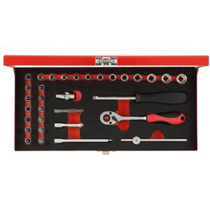 Gedore Red Socket Spanner Set 1/4 Inch 32 Pieces Gedore Red Socket Spanner Set 1/4 Inch 32 Pieces