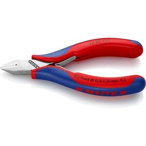 KNIPEX Electronics Diagonal Cutter with multi-component grips 115 mm 77 32 115 KNIPEX Electronics Diagonal Cutter with multi-component grips 115 mm 77 32 115