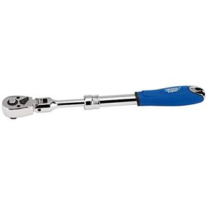 Draper 26810 72 Tooth Flexible Head Extending Reversible Ratchets, 380mm , Blue Draper 26810 72 Tooth Flexible Head Extending Reversible Ratchets, 380mm , Blue