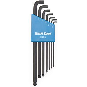 Park Tool HXS-3 Stubby Hex Wrench Set Tool, Blue Park Tool HXS-3 Stubby Hex Wrench Set Tool, Blue