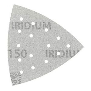 Mirka Iridium Sanding Triangle Premium Sandpaper 93x93x93mm 15-Hole Hook & loop, Grit 150, 50 pcs/For sanding paint, putty, primer, wood, steel, mineral materials, plastic. Mirka Iridium Sanding Triangle Premium Sandpaper 93x93x93mm 15-Hole Hook & loop, Grit 150, 50 pcs/For sanding paint, putty, primer, wood, steel, mineral materials, plastic.