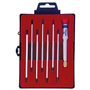 KING TONY TONY 32607MR KING Reversible Precision Screwdriver Set, Set of 8 Blades, Mehrfarbig/Meereswellen (Ocean Tides) KING TONY TONY 32607MR KING Reversible Precision Screwdriver Set, Set of 8 Blades, Mehrfarbig/Meereswellen (Ocean Tides)