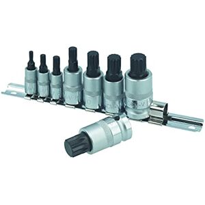 Laser 3266 Spline Socket Bit Set 1/4"D, 3/8"D, & 1/2"D 8pc Laser 3266 Spline Socket Bit Set 1/4"D, 3/8"D, & 1/2"D 8pc