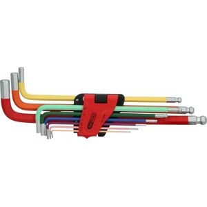 KS TOOLS 151.4420 Ball Ended Hexagon Key Wrench Set, Extra Long, 9 pcs. KS TOOLS 151.4420 Ball Ended Hexagon Key Wrench Set, Extra Long, 9 pcs.