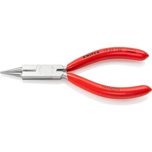 KNIPEX Round Nose Pliers with cutting edge (Jewellers' Pliers) chrome-plated, plastic coated 130 mm 19 03 130 KNIPEX Round Nose Pliers with cutting edge (Jewellers' Pliers) chrome-plated, plastic coated 130 mm 19 03 130