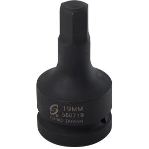Sunex Tools 560719 1-Inch Drive 19mm Hex Driver Socket Sunex Tools 560719 1-Inch Drive 19mm Hex Driver Socket