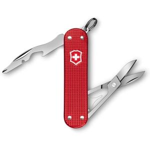 Victorinox Companion Slim Alox Pocket Tool, Multi Tool, 5 Functions, Small, Including Scissors and Screwdriver, Swiss Made, red Victorinox Companion Slim Alox Pocket Tool, Multi Tool, 5 Functions, Small, Including Scissors and Screwdriver, Swiss Made, red