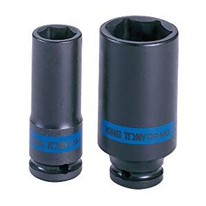 KING TONY 443541M 6 Point Drive Deep Impact Socket, 41 mm, 1/2-inch, Black KING TONY 443541M 6 Point Drive Deep Impact Socket, 41 mm, 1/2-inch, Black