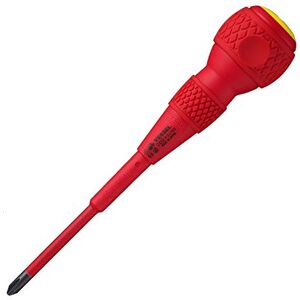 VESSEL VDE 200 Insulated Screwdriver +2x100 (JIS) VESSEL VDE 200 Insulated Screwdriver +2x100 (JIS)