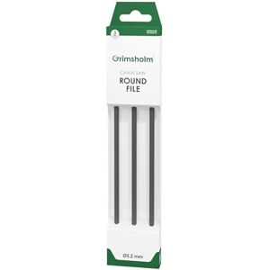 Grimsholm Green Premium Cut Round File 5.2 mm Pack of 3 Grimsholm Green Premium Cut Round File 5.2 mm Pack of 3