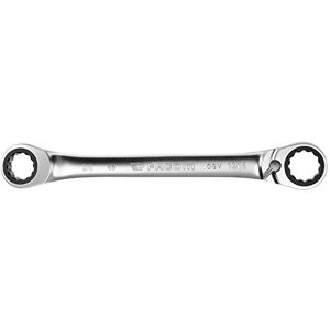 Facom Ratchet Ring Spanner with 15° Bevelled Ring Heads, 12-Point 7/8 x 15/16, 1 Piece, 65.7/8X15/16 Facom Ratchet Ring Spanner with 15° Bevelled Ring Heads, 12-Point 7/8 x 15/16, 1 Piece, 65.7/8X15/16