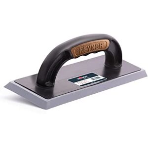 NEYNOR Grouting Float - Hard Shear Rubber - for Smoothing and Rubbing The Grout - Tiling Tool - Ergonomic Handle - Made in EU NEYNOR Grouting Float - Hard Shear Rubber - for Smoothing and Rubbing The Grout - Tiling Tool - Ergonomic Handle - Made in EU
