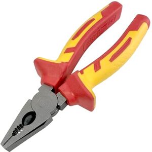 Amtech B0651 160mm Insulated Combination Pliers, 1000 Volt, VDE Certified, Dual-Colour, Ergonomic Handles Amtech B0651 160mm Insulated Combination Pliers, 1000 Volt, VDE Certified, Dual-Colour, Ergonomic Handles