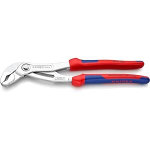 KNIPEX 87 05 300 "Cobra" Chrome Plated Water Pump Plier with Soft Handle, Multi-Colour, 300 mm KNIPEX 87 05 300 "Cobra" Chrome Plated Water Pump Plier with Soft Handle, Multi-Colour, 300 mm