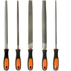 Nicholson 5 Pc. 6, 8" & 10" Anniversary File Set with Ergonomic Handles 22150HIN, Multicolor, One Size Nicholson 5 Pc. 6, 8" & 10" Anniversary File Set with Ergonomic Handles 22150HIN, Multicolor, One Size