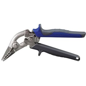 KLEIN TOOLS 86524 Hand Seamer, Offset Metal Seamer has 7.6 cm Jaw, Bends 22 Gauge Steel and 24 Gauge Stainless KLEIN TOOLS 86524 Hand Seamer, Offset Metal Seamer has 7.6 cm Jaw, Bends 22 Gauge Steel and 24 Gauge Stainless