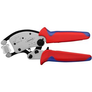 KNIPEX Twistor16 Self-Adjusting Crimping Pliers for Wire Ferrules with Rotatable Die Head, 0.14-16 mm², Square Crimp, Crimping Tool, 97 53 18 KNIPEX Twistor16 Self-Adjusting Crimping Pliers for Wire Ferrules with Rotatable Die Head, 0.14-16 mm², Square Crimp, Crimping Tool, 97 53 18