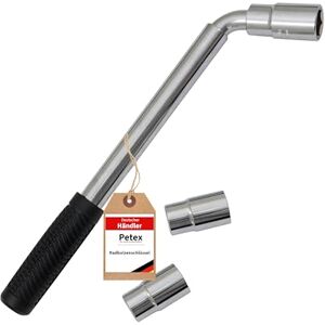 Petex 44720100 Telescopic Wheel Bolt Wrench Length 350-510 mm with 2 Sockets 17/19 mm 21/23 mm Petex 44720100 Telescopic Wheel Bolt Wrench Length 350-510 mm with 2 Sockets 17/19 mm 21/23 mm
