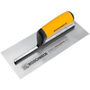 Roughneck NEOFORM Plastering Trowel 114mm x 280mm (4½" x 11") – Premium 301 Stainless Steel Blade, Pre-Broken-in with Pre-Worn Edges, 0.7mm Flexible Blade, Aluminium Mount & Soft Grip Handle Roughneck NEOFORM Plastering Trowel 114mm x 280mm (4½" x 11") – Premium 301 Stainless Steel Blade, Pre-Broken-in with Pre-Worn Edges, 0.7mm Flexible Blade, Aluminium Mount & Soft Grip Handle
