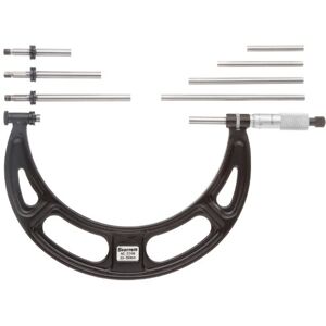 Starrett 224MDRLZ Interchangeable Anvil Micrometer, Ratchet Stop, Lock Nut, 300-400 mm Range, 0.01 mm Graduation Starrett 224MDRLZ Interchangeable Anvil Micrometer, Ratchet Stop, Lock Nut, 300-400 mm Range, 0.01 mm Graduation