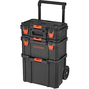 BLACK+DECKER BDST60500APB Stackable Storage System - 3 Piece Set BLACK+DECKER BDST60500APB Stackable Storage System - 3 Piece Set