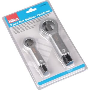 Hilka Tools 12455002 2 PCE Nut Splitter, Silver Hilka Tools 12455002 2 PCE Nut Splitter, Silver