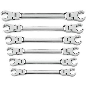 GEARWRENCH 6 Pc. Flex Flare Nut Wrench, Metric 81911D GEARWRENCH 6 Pc. Flex Flare Nut Wrench, Metric 81911D