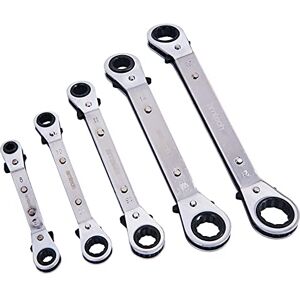 Amtech K1525 Offset Ring Ratchet Spanner Set (5 Pieces) Amtech K1525 Offset Ring Ratchet Spanner Set (5 Pieces)