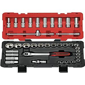 KS TOOLS 922.0640 Ultimate Set of Sockets and Accessories 12-Sided 1/2 Inch 39 Pieces White KS TOOLS 922.0640 Ultimate Set of Sockets and Accessories 12-Sided 1/2 Inch 39 Pieces White