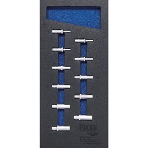 BGS 4059 Tool Tray 1/3: Sockets, Hexagon 6.3 mm (1/4") 4 13 mm deep 11 pcs. BGS 4059 Tool Tray 1/3: Sockets, Hexagon 6.3 mm (1/4") 4 13 mm deep 11 pcs.