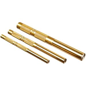 Mayhew Tools 61360 Brass Drift Punch, 3-Piece Set Mayhew Tools 61360 Brass Drift Punch, 3-Piece Set