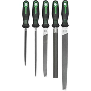Nicholson 5 Pc. 6, 8" & 10" Anniversary File Set with Ergonomic Handles 22150HIN, Multicolor, One Size Nicholson 5 Pc. 6, 8" & 10" Anniversary File Set with Ergonomic Handles 22150HIN, Multicolor, One Size
