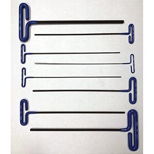 Eklind 55208 Cushion Grip Hex T-Key Allen Wrench 8pc Set Metric MM Sizes 2-10 (12In Shaft) Eklind 55208 Cushion Grip Hex T-Key Allen Wrench 8pc Set Metric MM Sizes 2-10 (12In Shaft)