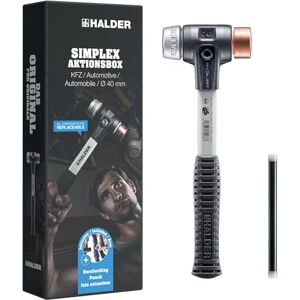 HALDER - Action box for car, Simplex D40, copper/metal soft plus perforation - tool HALDER - Action box for car, Simplex D40, copper/metal soft plus perforation - tool