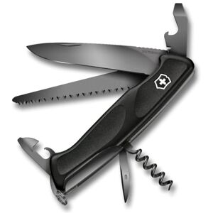 Victorinox , Ranger 55 Grip Onyx Black, Swiss Army Pocket Knife, Large, Multi Tool, Camping, 13 Functions, Blade, Can opener, Screwdriver 3 mm, Lockable Blade Victorinox , Ranger 55 Grip Onyx Black, Swiss Army Pocket Knife, Large, Multi Tool, Camping, 13 Functions, Blade, Can opener, Screwdriver 3 mm, Lockable Blade