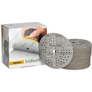 Mirka Abrasive IRIDIUM - 125mm Grip 89T - Grain 320 - 100 units Mirka Abrasive IRIDIUM - 125mm Grip 89T - Grain 320 - 100 units
