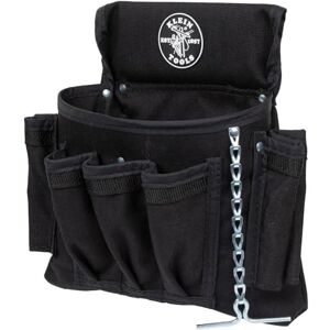 KLEIN TOOLS 5719 Tool Pouch, PowerLine Series Utility Pouch Fits Tool Belts up to 2.5-Inch, Strong Rivet Reinforced Stitching, 18-Pocket KLEIN TOOLS 5719 Tool Pouch, PowerLine Series Utility Pouch Fits Tool Belts up to 2.5-Inch, Strong Rivet Reinforced Stitching, 18-Pocket