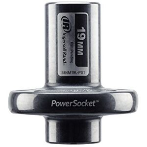 Ingersoll-Rand Ingersoll Rand S64M19L-PS1 Power Socket Set, 19mm Boost Torque Lightweight and Compact Design with Variety of Sizes for Impact Tools Black Ingersoll-Rand Ingersoll Rand S64M19L-PS1 Power Socket Set, 19mm Boost Torque Lightweight and Compact Design with Variety of Sizes for Impact Tools Black