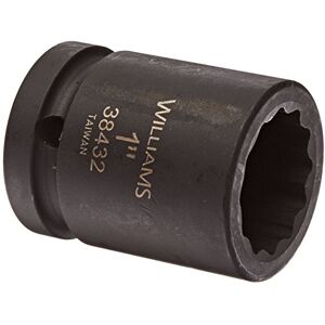 Williams 38432 3/4-Inch Drive 1-Inch Standard Impact Socket, 12-Point Williams 38432 3/4-Inch Drive 1-Inch Standard Impact Socket, 12-Point
