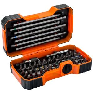 Bahco 59/S54BC 54 Pcs Bit Set for Slotted, Phillips, Pozidriv, Hexagonal, Robertson and Coloured TORX,TORX Tamper, Head Screws Bahco 59/S54BC 54 Pcs Bit Set for Slotted, Phillips, Pozidriv, Hexagonal, Robertson and Coloured TORX,TORX Tamper, Head Screws