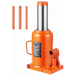 VEVOR Hydraulic Bottle Jack, 50 Ton/110231 lbs Welded Bottle Jack with 11''-17.32'' Lifting Range & 3-Section Long Handle, for Car, Pickup, Truck, RV, Auto Repair, Industrial Engineering VEVOR Hydraulic Bottle Jack, 50 Ton/110231 lbs Welded Bottle Jack with 11''-17.32'' Lifting Range & 3-Section Long Handle, for Car, Pickup, Truck, RV, Auto Repair, Industrial Engineering