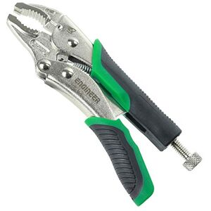 ENGINEER Locking Pliers with Unique Non-Slip/gripping Screw Removal Jaws for The Easy Extraction of Damaged/Stuck Screws, Black/Green. Neji-Saurus mole Grip Pliers by (Small) ENGINEER Locking Pliers with Unique Non-Slip/gripping Screw Removal Jaws for The Easy Extraction of Damaged/Stuck Screws, Black/Green. Neji-Saurus mole Grip Pliers by (Small)