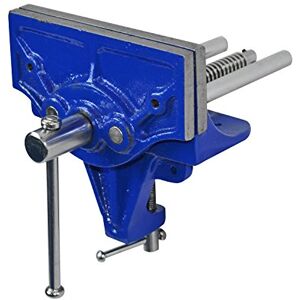 Faithfull FAIV34 Clamp Mounted Woodworking Vice 150 mm (6 Inch) Jaw Width, Blue Faithfull FAIV34 Clamp Mounted Woodworking Vice 150 mm (6 Inch) Jaw Width, Blue